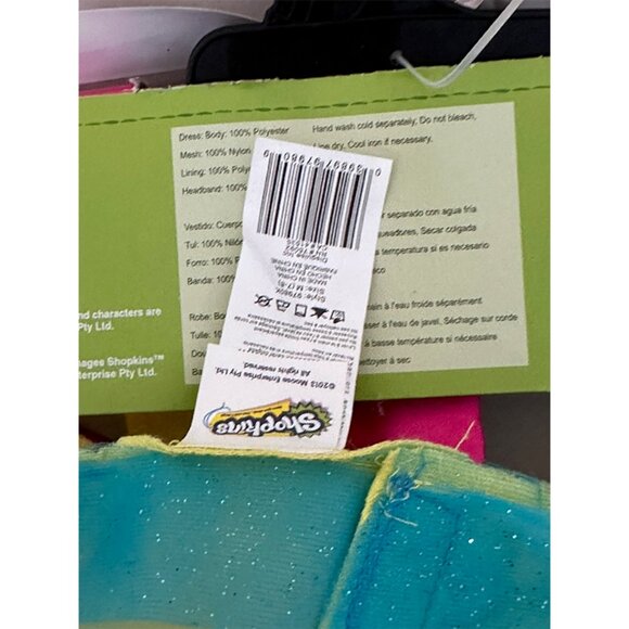 Shopkins Cupcake Queen Halloween Costume for Girls Size M (7-8) - Picture 6 of 9